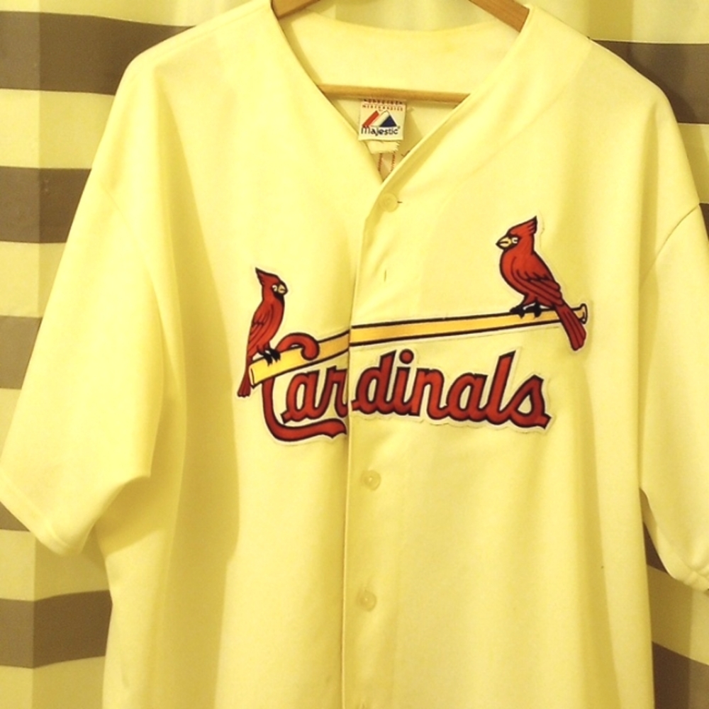 COPY - Majestic Cardinals White Jersey
